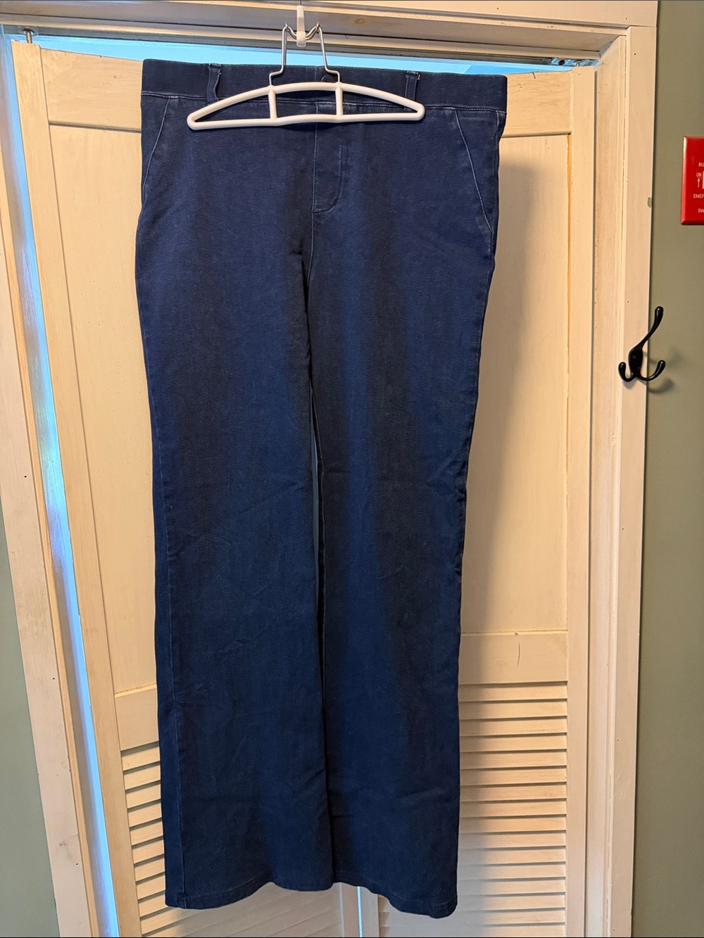 Betabrand Denim Wide-Leg Jeans